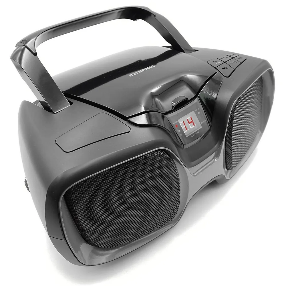 Boombox/cd Player With Bluetooth, Am/fm Radio And Aux Input