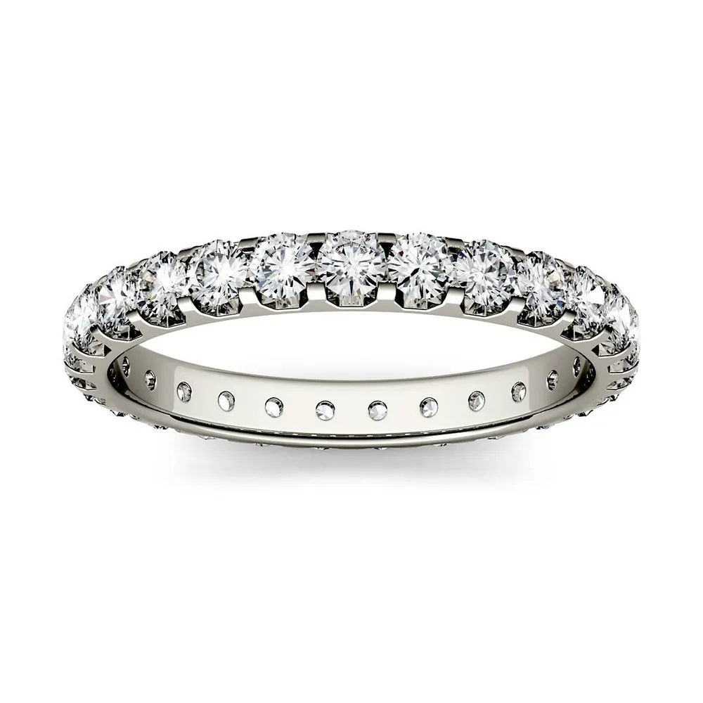 14k Gold & 1 Ct. T.w. Created Moissanite Eternity Band