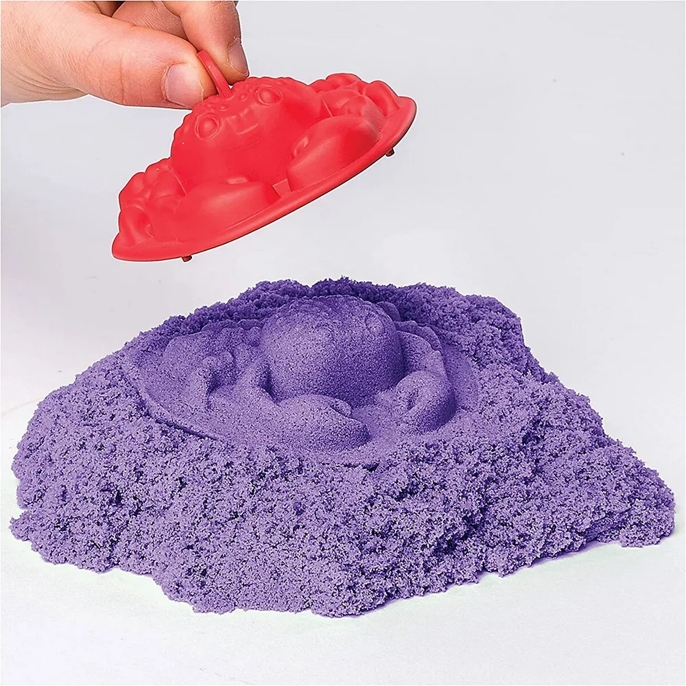 Kinetic Sand Build, 1lb Color Pack, Purple and Blue 