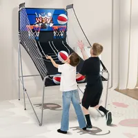 Dual Shot Basketball Arcade Game With 8 Modes Electronic Scoring