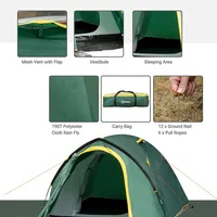 Camping Dome Tent For 3-4 Person