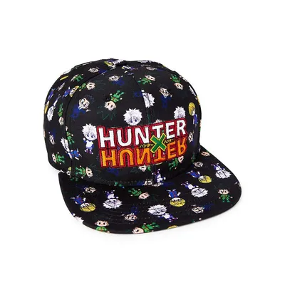 Hunter X Hunter Logo Chibi Character Collage Snapback Hat