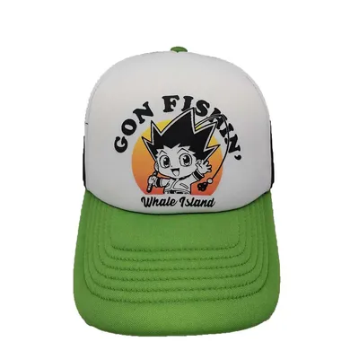 Hunter X Hunter Gon Fishin' Whale Island Chibi Snapback Trucker Hat