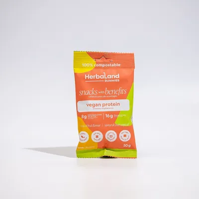 Tropical Fruit Protein Snacks With Benefits Gummies