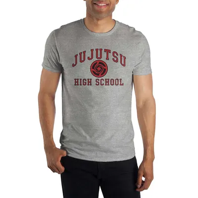 Jujutsu Kaisen High School Heather Grey T-shirt