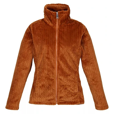 Womens/ladies Heloise Marl Full Zip Fleece Jacket