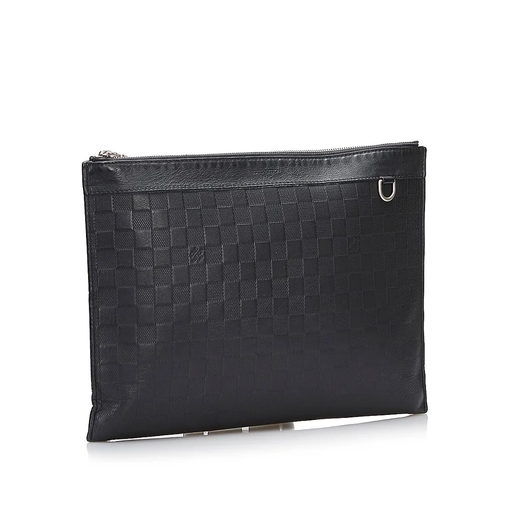 LOUIS VUITTON Damier Infini Discovery Pochette GM Onyx 1242834