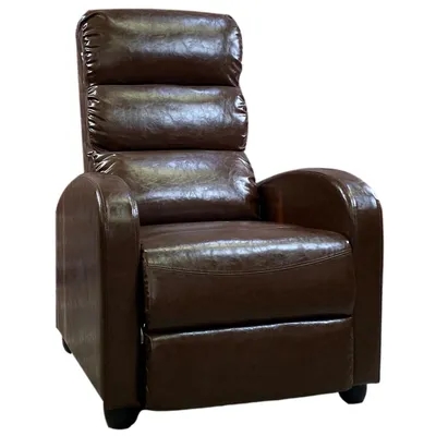 Euroluxe Manual Accent Recliner Chair - Brown
