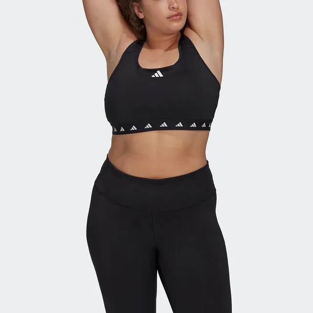 adidas Tailored Impact Luxe Training High-Support Bra - Brown | adidas  Canada
