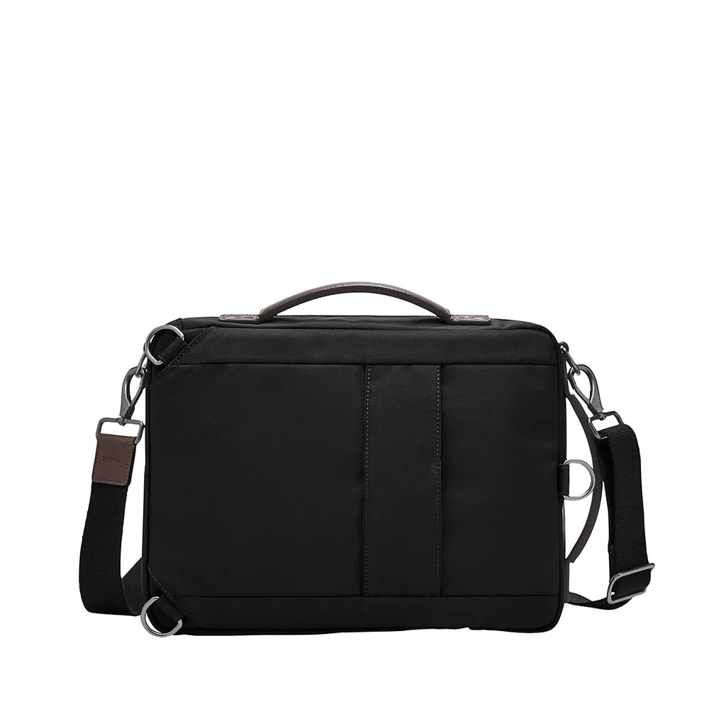 Men's Buckner Black Nylon Commuter Bag