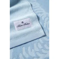 Brooks Brothers Jacquarded Logo Beach Towels