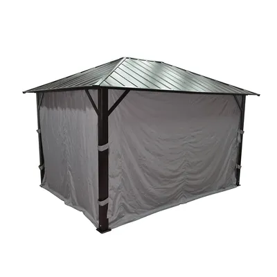Curtain For Gazebo 10'x10', Water Resistant