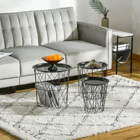 3-piece Round Nesting Side Tables