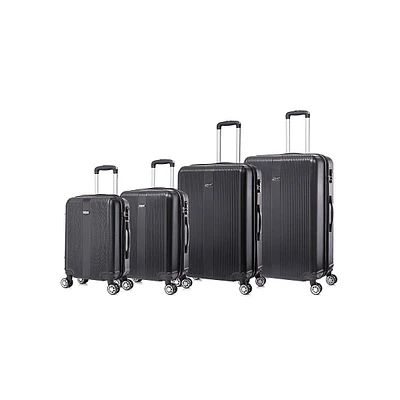 Ottimo 4pc (19", 21", 28", 30") Hardside Luggage Suitcase