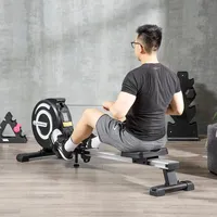 Magnetic Rowing Machine Adjustable With Lcd Digital Monitor