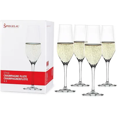Style Sparkling Wine Glass, Set Of 4