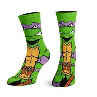Teenage Mutant Ninja Turtles Donatello Animigos Crew Socks
