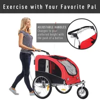 2-in-1 Pet Jogging Stroller