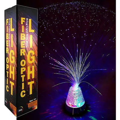 Novelty Fiber Optic Light Glitter Lamp