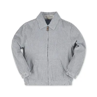 Boys Seersucker Bomber Jacket
