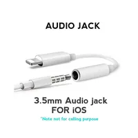 Aux 3.5mm Audio Jack Adapter For I Phone