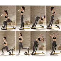 Gpolus 8-in-1 Multifunctional Squat Machine Deep Sissy Squat Home Gym Fitness Equipment