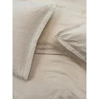 Duvet Cover Nina Percale Cotton And Quilted Cotton, 200 Threads, Made Portugal