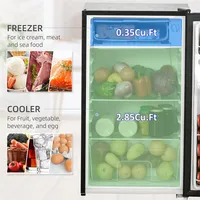 Mini Fridge With Freezer, 3.2 Cu.ft Compact Refrigerator