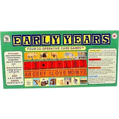 Early Years - Four Co-operative Card Games