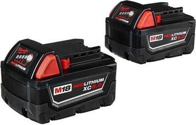 M18 Redlithium Xc 5.0 Ah Extended Capacity Battery (2 Pack)