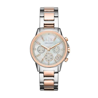 Women's Chronograph, Two-tone Stainless Steel Watch