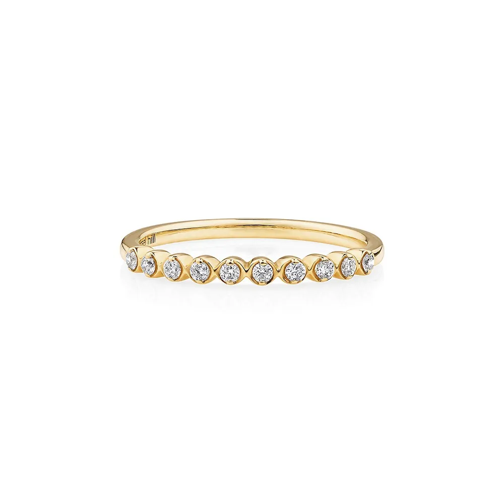 Wedding Ring With 0.15 Carat Tw Diamonds In 14kt Yellow Gold