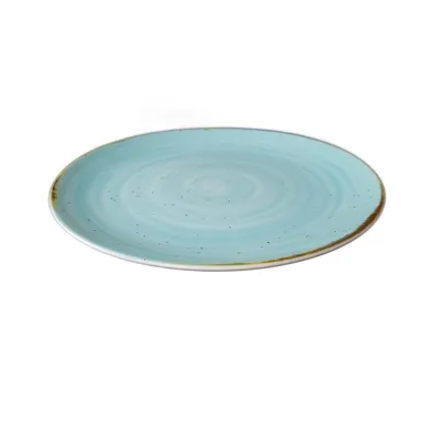 Salad Plate 22cm - 8.6in Rustic Colors Aqua