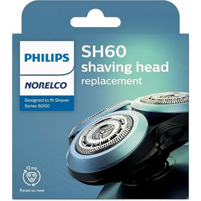 Replacement Head For Series 6000 Shavers, Black, 1 Count