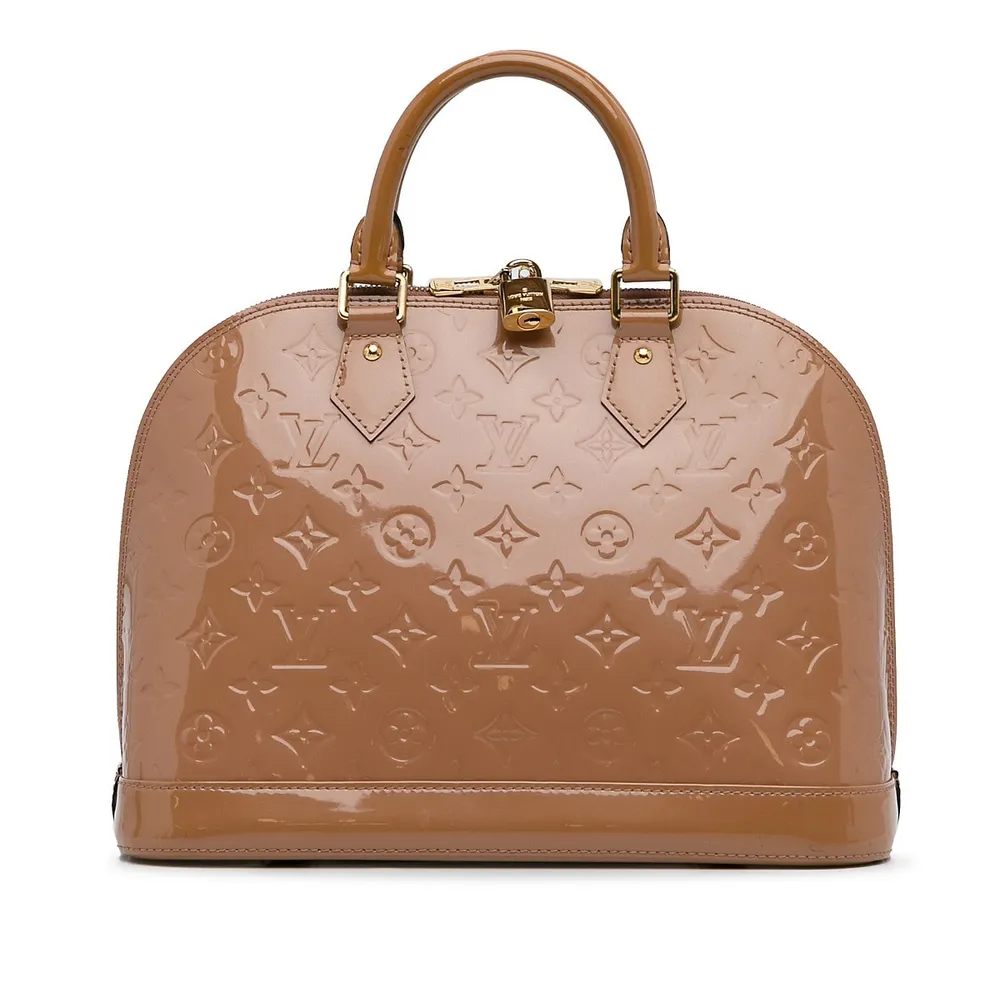 Pre-Owned Louis Vuitton Alma PM Brown Handbag 