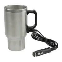 Stainless Steel 475ml Heated Travel Mug