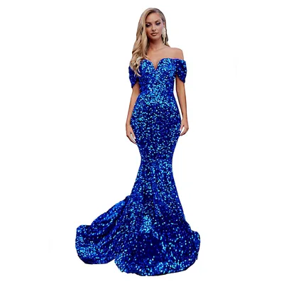 Ps22353 Sparking Sequins Gown