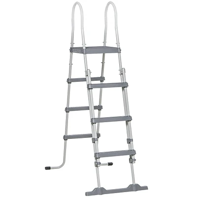 70" Above Ground Pool Ladder, A-frame Swimming Stairs, Grey