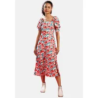 Floral Design Stylish Casual Dresses