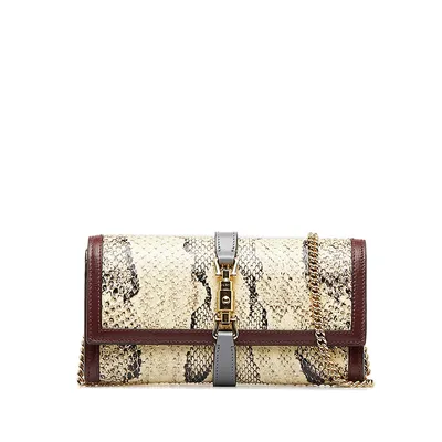 Pre-loved Jackie 1961 Python Wallet On Chain