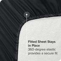 Quilted Fitted Mattress Pad - Cooling Topper Hypoallergenic Down Alternative Fiberfill