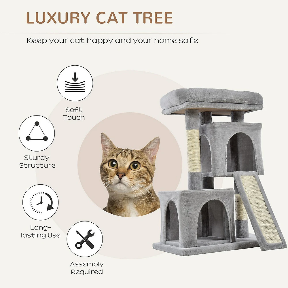 Cat Tree Tower Activity Center With Sisal Scratching Post