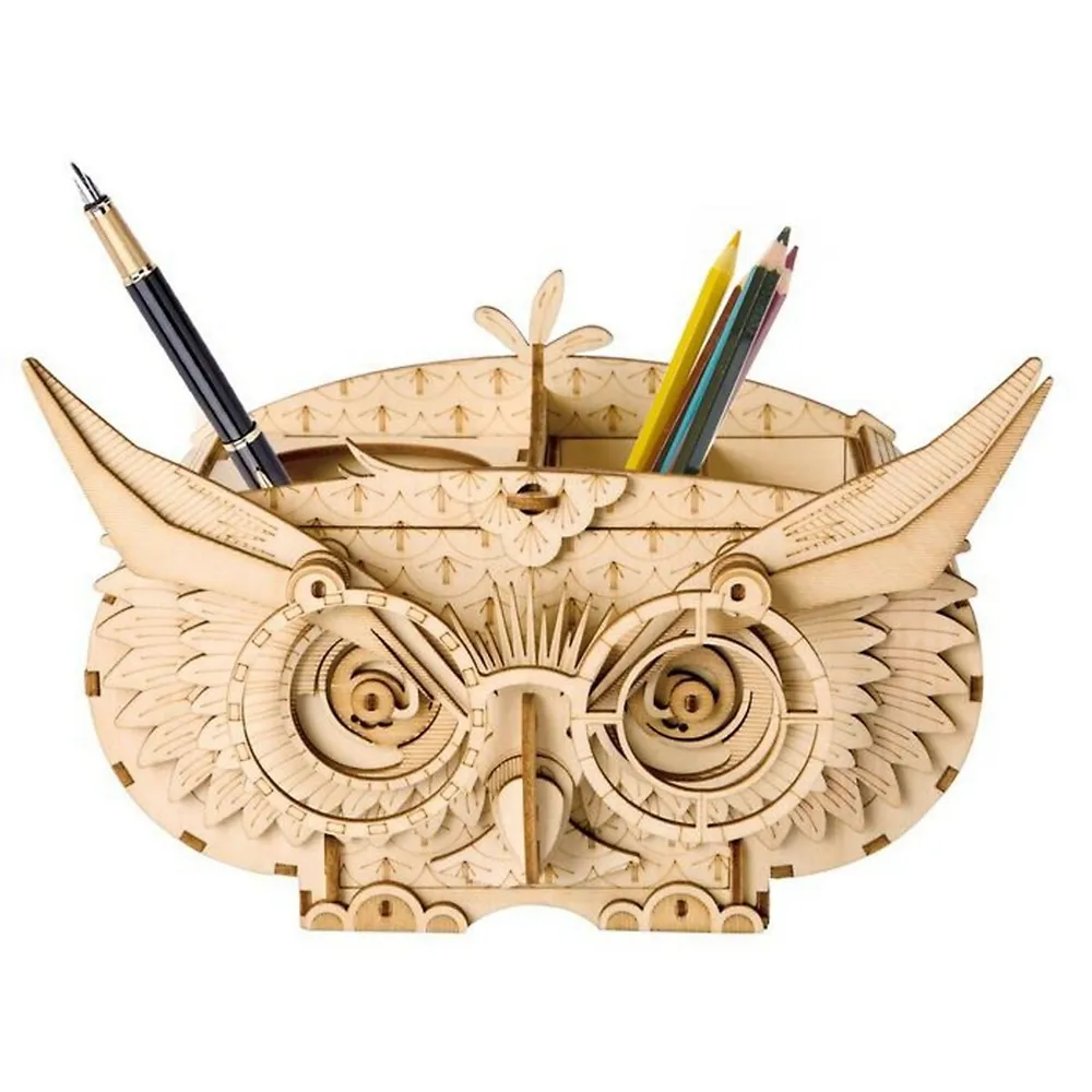 Rolife Owl Storage Box 3D Wooden Puzzle TG405