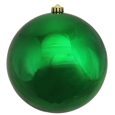 Shiny Xmas Green Shatterproof Commercial Christmas Ball Ornament 8" (200mm)