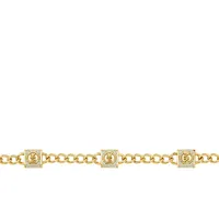 Women's Premium Metallic Muse Gold-tone Brass Chain Necklace