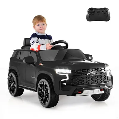 12v Kids Ride On Car Chevrolet Tahoe Electric Truck Suv Remote W/ Light & Music