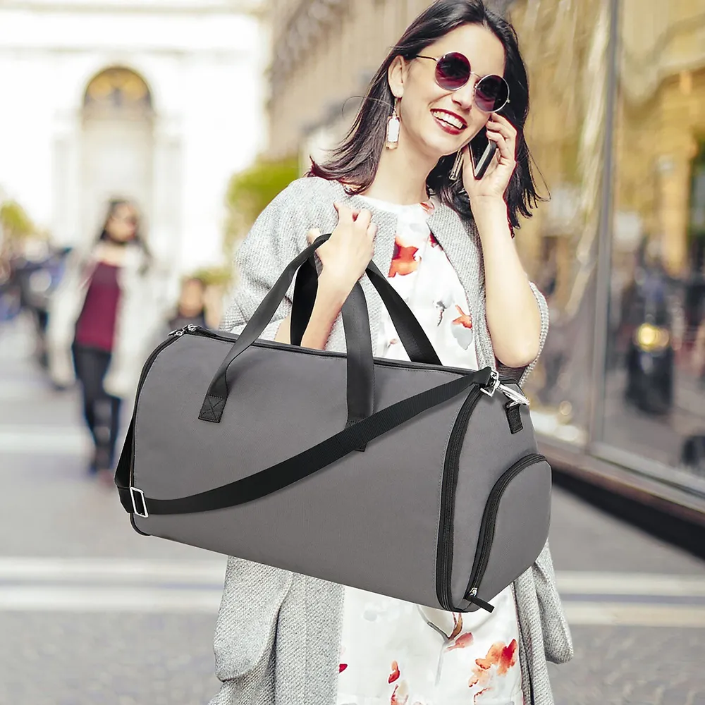 Carry-on Garment Bag Large Duffel Bag Suit Travel Bag | Fruugo QA