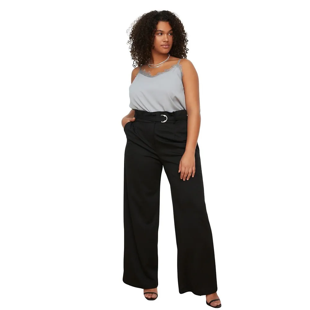 Curve Trousers  Plus Size Women's Trousers & Bottoms – In The Style