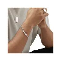 Curb Bracelet In Sterling Silver