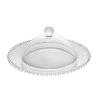 Pearl Collection Crystal Covered Cheese Dish 20x9cm